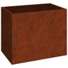 vidaXL Vază pentru Grădină Ruginit 50 x 32 x 40 cm