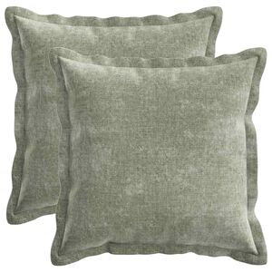 vidaXL Husă pentru pernă 2 buc. HOUTEN Verde 30 x 30 cm