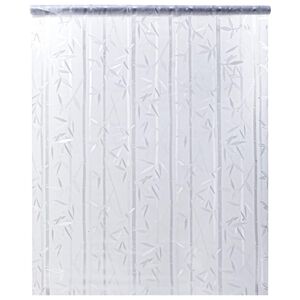 vidaXL Folie fereastră mată, model bambus, 60x500 cm, PVC