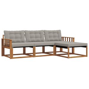 vidaXL Set de canapele de exterior 4 buc. 4-Locuri