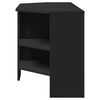 vidaXL DulapdecolțpentruTV Negru 102 x 40,5 x 45 cm Lemn compozit