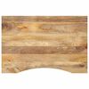 vidaXL Blat birou cu decupaj curbat 100x60x2,5 cm lemn masiv mango