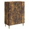 vidaXL Bufet Stejar fumuriu 66 x 34,5 x 90 cm Lemn prelucrat