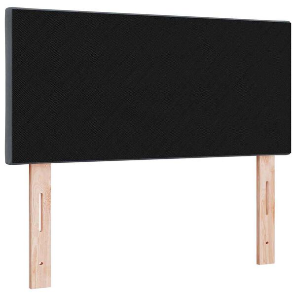 vidaXL Tăblie cap cu headboard Gri închis 90 cm Catifea