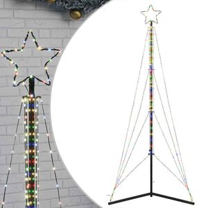 vidaXL Pom de Crăciun LED 483 LED-uri colorate 240 cm