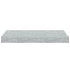 vidaXL Rafturi de perete suspendate 2 buc. gri beton 50x23x3,8 cm MDF