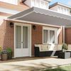 vidaXL Cortina Retractabilă Gri deschis 500 &times; 300 cm Stofă și Metal