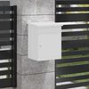 vidaXL Cutie pentru colet cu depozitare Alb 47.5 x 38 x 59 cm Oțel