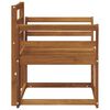 vidaXL Canapea de exterior Lemn Solid de Acacia natural