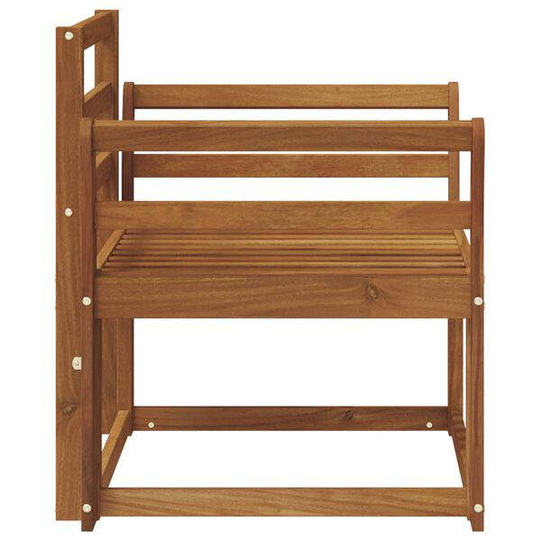 vidaXL Canapea de exterior Lemn Solid de Acacia natural