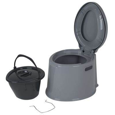 Bo-Camp Toaletă portabilă, gri, 7L