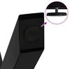 vidaXL Picioare de masă în formă de X, 2 buc., negru, 90x(72-73) cm, oțel