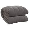 vidaXL Pătură grea, gri, 152x203 cm, 11 kg, material textil