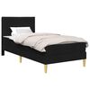 vidaXL Cadru de pat 90 x 190 cm Negru