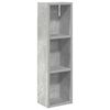 vidaXL Dulap de perete pentru baie Gri Beton 20 x 14 x 70 cm