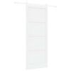 vidaXL Ușă glisantă ORKDAL 93 x 232 cm Lemn prelucrat Alb
