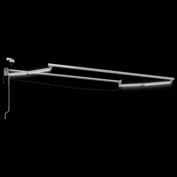 vidaXL Cort electric retractabil Roșu Burgund 3 x 2 m