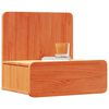 vidaXL Noptieră Maroniu cerat 44 x 32,5 x 40 cm Lemn masiv de pin