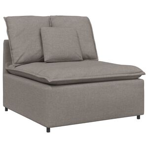 vidaXL Modul central canapea modulară cu perne, gri taupe, 100 cm