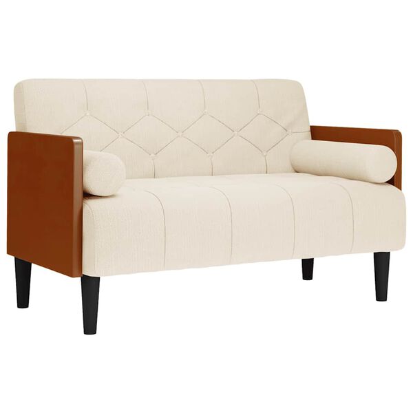 vidaXL Canapea loveseat cu perne de suport 110 cm in
