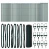 vidaXL Fixare pentru gard hexagonal 100 x 0,8 m Oțel cu strat de PVC