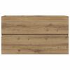 vidaXL Dulap pentru baie stejar artizanal 80x38,5x45 cm lemn prelucrat
