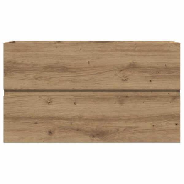 vidaXL Dulap pentru baie stejar artizanal 80x38,5x45 cm lemn prelucrat