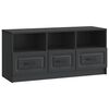 vidaXL Cabinet TV cu sertar Negru 102 x 34,5 x 47 cm Lemn prelucrat