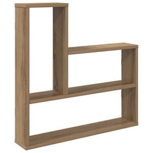 vidaXL Raft de perete Stejar Artizanal 60 x 11 x 60 cm Lemn prelucrat