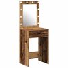 vidaXL Masă de Machiaj Lemn vechi 50 x 41 x 135 cm Lemn prelucrat