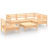 vidaXL Set mobilier de grădină, 6 piese, lemn masiv de pin