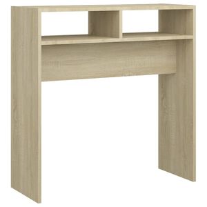 vidaXL Masă consolă, stejar sonoma, 78x30x80 cm, PAL