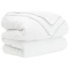 vidaXL Duvet complet pe tot parcursul anului Alb 135 x 200 cm