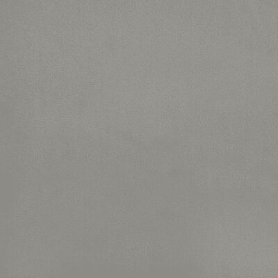 vidaXL Pat continental cu saltea, gri deschis, 120x200 cm, catifea
