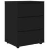 vidaXL Dulap de depozitare Negru 60 x 48 x 81 cm Lemn compozit