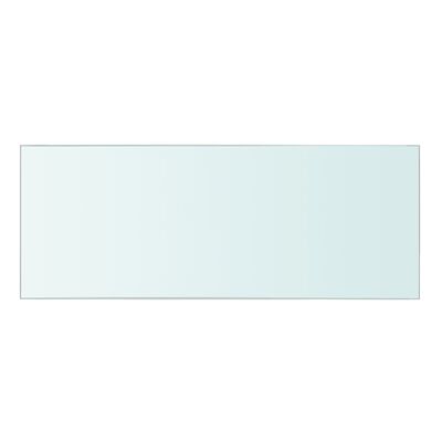 vidaXL Rafturi, 2 buc., 40 x 15 cm, panouri sticlă transparentă