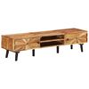 vidaXL Comodă TV, 145x35x35 cm, lemn masiv de acacia