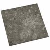 vidaXL Plăci de pardoseală autoadezive Negru și Gri 30,5 x 30,5 cm
