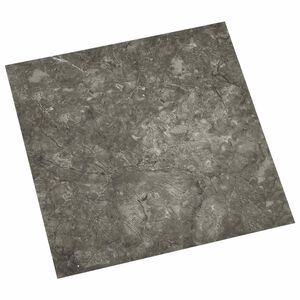 vidaXL Plăci de pardoseală autoadezive Negru și Gri 30,5 x 30,5 cm
