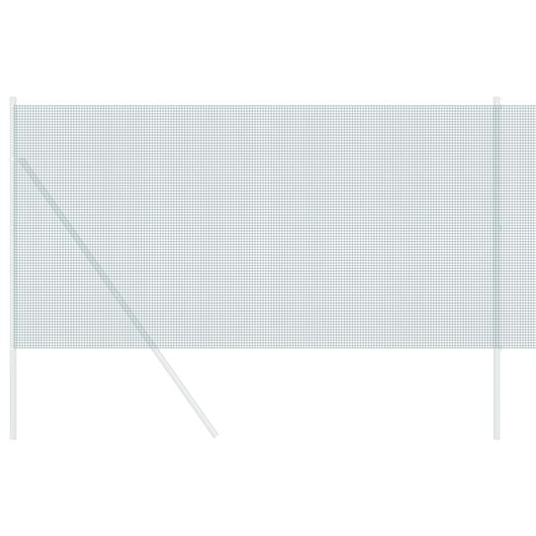 vidaXL Gard din s&acirc;rmă sudată Verde 1.4 x 10 m