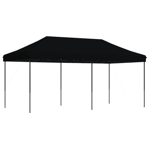 vidaXL Cort de petrecere pliabil Pop-Up, 580x292x315 cm, negru