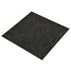 vidaXL Covor 20 pcs Negru 50 x 50 cm Bitum