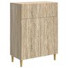 vidaXL Bufet Stejar Sonoma 66 x 34,5 x 90 cm Lemn prelucrat
