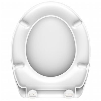 SCHÜTTE Capac de toaletă WHITE, duroplast