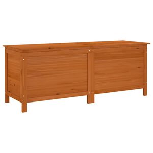 vidaXL Ladă depozitare grădină maro 150x50x56,5 cm lemn masiv brad