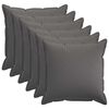 vidaXL Husă pentru pernă 6 pcs HOUTEN Gri deschis 80 x 80 cm