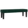vidaXL Pat box spring cu saltea, verde &icirc;nchis, 180x200 cm, catifea