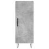 vidaXL Dulap &icirc;nalt, gri beton, 34,5x34x180 cm, lemn prelucrat