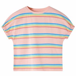 vidaXL Tricou pentru copii, piersică, 128