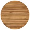 vidaXL Placă de masă &Oslash; 80 x 3,5 Rotund Lemn solid de tec natural